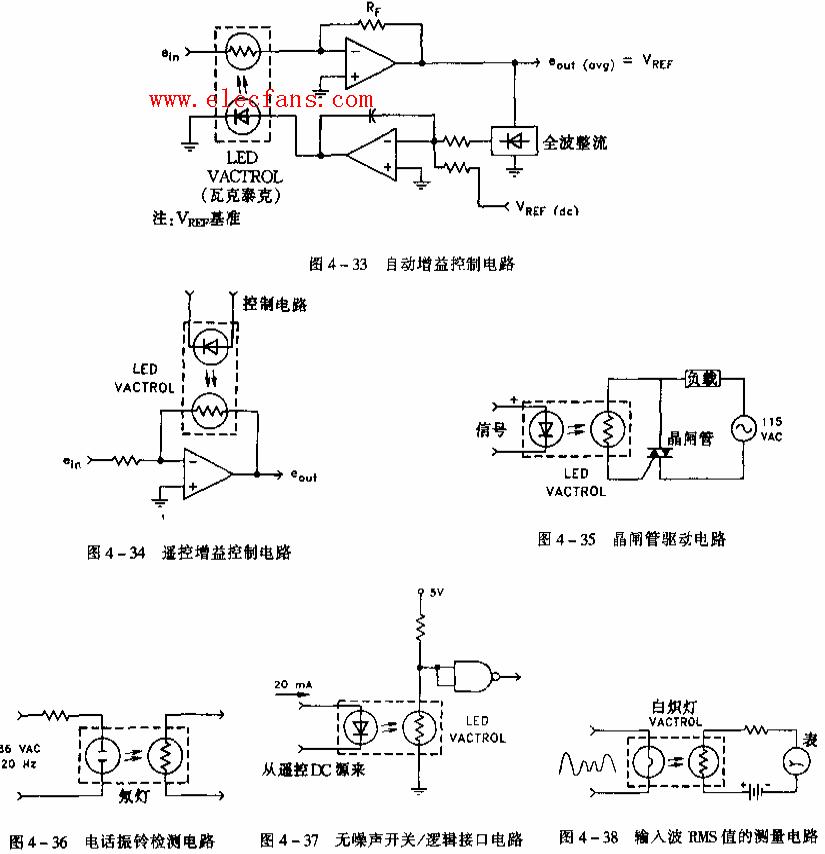 晶閘管驅(qū)動電路-電話振鈴檢測電路