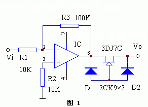 集成運(yùn)算放大器輸出過流保護(hù)電路