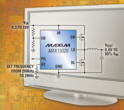 Highly Flexible, Low-Cost, DC-DC Synchronous Controller Delivers Up to 25A