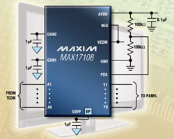 10-Channel, Level-Shifting Scan Driver Optimized for GIP-Based LCD TVs 