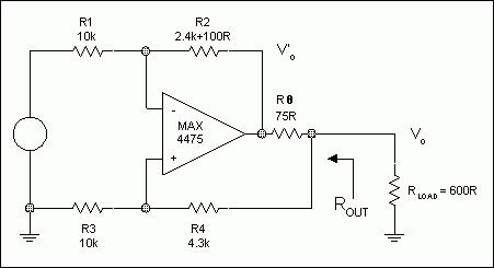 圖4. 例1 (為簡單起見，沒有標(biāo)出電源去耦)