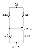 圖3. 必須通過(guò)計(jì)算外部電路的電流增益決定輸出電容的大小