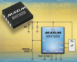 125nA microprocessor supervisory circuits have the lowest power in their class.
