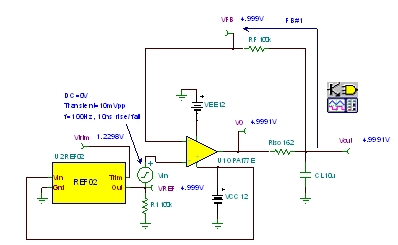 圖15：FB#1瞬態(tài)穩(wěn)定性測試電路：發(fā)射極跟隨器。