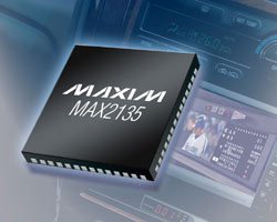 Dual-tuner IC provides reception diversity in automotive TV applications.