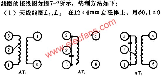 D7641線圈的接線圖  m.sdkjxy.cn