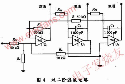 雙二階環(huán)濾波電路 m.sdkjxy.cn