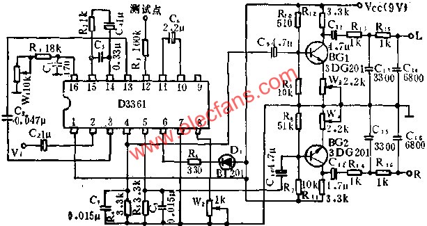 D3361鎖相環(huán)調(diào)頻立體聲解碼電路的應(yīng)用  m.sdkjxy.cn