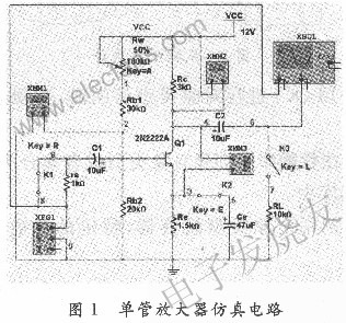 單管放大器仿真電路 m.sdkjxy.cn
