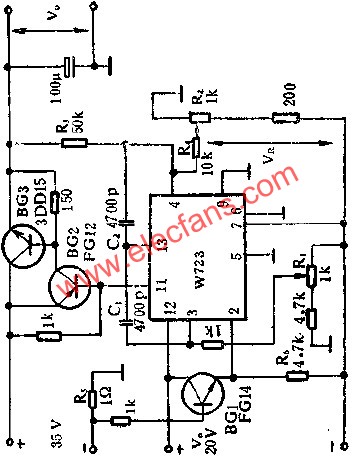 可調(diào)電壓,電流應(yīng)用線路圖  m.sdkjxy.cn