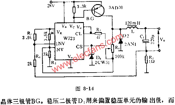 固定電流開(kāi)關(guān)穩(wěn)壓器應(yīng)用線(xiàn)路圖  m.sdkjxy.cn