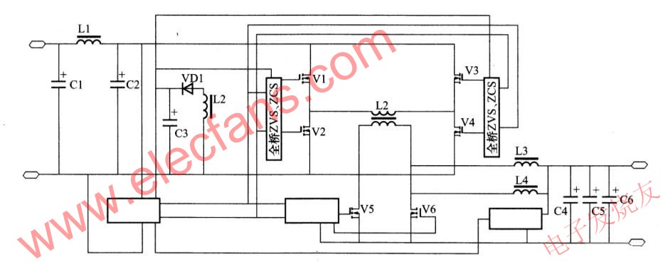 ZVS、ZCS 同步整流控制電路的原理圖 m.sdkjxy.cn