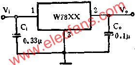 固定標(biāo)準(zhǔn)電壓輸出應(yīng)用線路圖  m.sdkjxy.cn