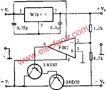 跟蹤穩(wěn)壓電源應(yīng)用線路圖  m.sdkjxy.cn