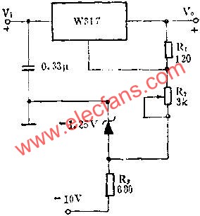 0~30V可調(diào)輸出電壓應(yīng)用線路圖  m.sdkjxy.cn