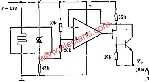 SW399組成的精密恒流源電路圖  m.sdkjxy.cn