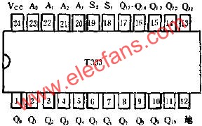 T333四線-十六線譯碼器的應(yīng)用電路圖  m.sdkjxy.cn