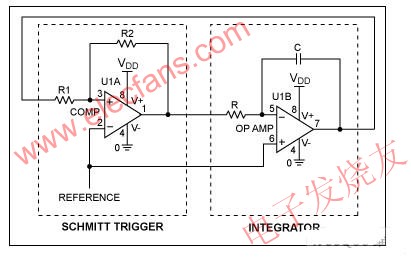 三角波發(fā)生器基本電路 m.sdkjxy.cn