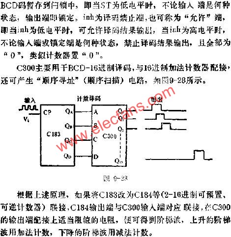 C300用于BCD-16與18進(jìn)制加法計(jì)數(shù)器配接線路圖  m.sdkjxy.cn