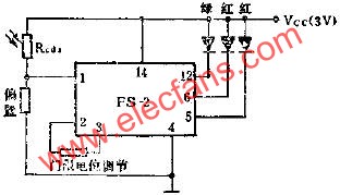 FS-2電測光集成電路的應(yīng)用電路圖  m.sdkjxy.cn