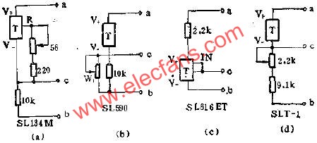 SL134M集成溫度傳感器電路圖  m.sdkjxy.cn