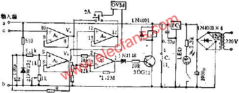溫度傳感器應用電路圖  m.sdkjxy.cn