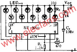 有閃光報警的線圖指示器的應(yīng)用電路圖  m.sdkjxy.cn