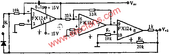 FX124組成的多種波形發(fā)生器電路圖  m.sdkjxy.cn