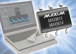 Rail-to-rail precision op amps maximize battery life, reduce heat dissipation.