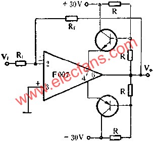 提高輸出電壓放大器電路圖  m.sdkjxy.cn