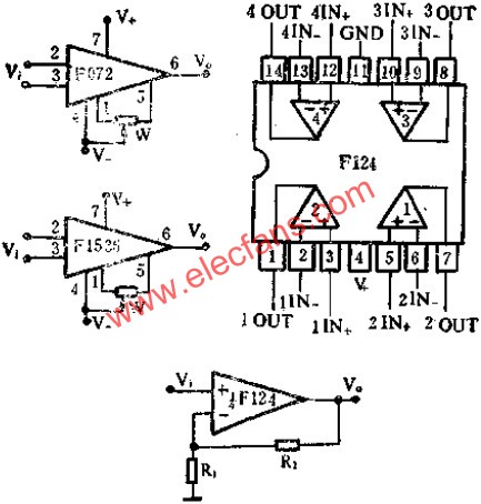 運(yùn)放典型接線圖  m.sdkjxy.cn