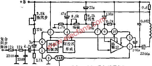 D1031內(nèi)部功能方框圖及典型外圍電路圖  m.sdkjxy.cn