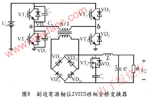 副邊有源鉗位實現(xiàn)滯后臂ZCS的拓撲 m.sdkjxy.cn