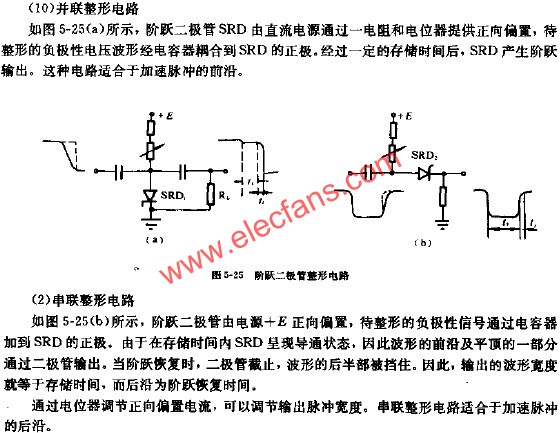 階躍二極管整形電路圖 m.sdkjxy.cn