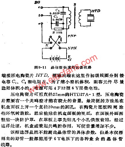 晶體管快速篩選器電路  m.sdkjxy.cn