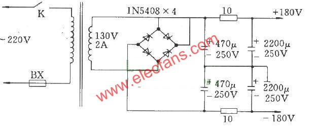 OTL功放電源(用于電子管功放）  m.sdkjxy.cn