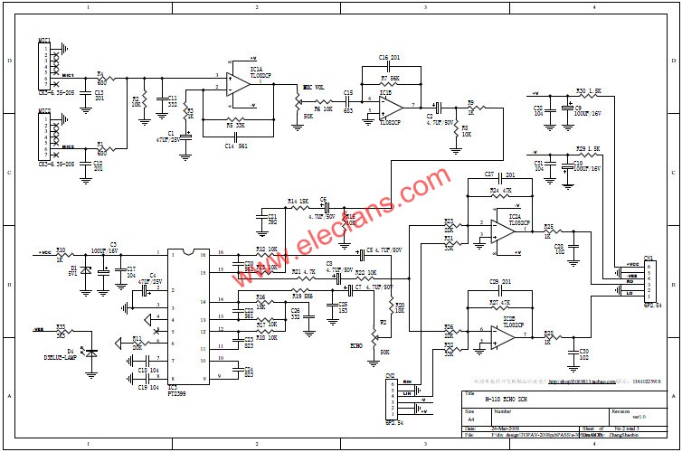 KALAOKE電路原理  m.sdkjxy.cn