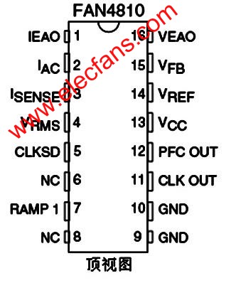  FAN4810引腳圖 m.sdkjxy.cn