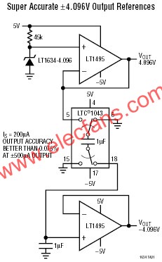 LT1634典型應(yīng)用電路圖  m.sdkjxy.cn