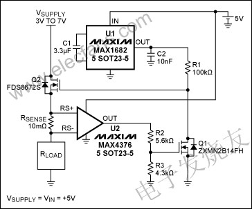 電路的電流限制RLOAD決定主要是由R1值 m.sdkjxy.cn