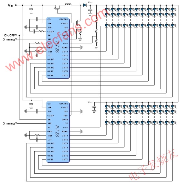 LED Monitor/TV背光驅(qū)動(dòng)IC系列產(chǎn)品A728 m.sdkjxy.cn