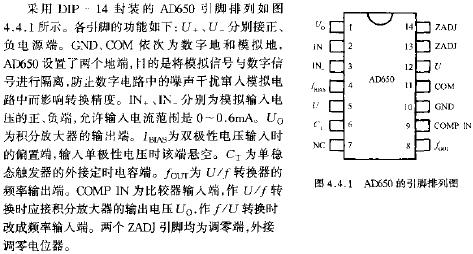 AD650的引腳排列圖  m.sdkjxy.cn