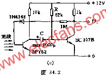 光敏單穩(wěn)態(tài)觸發(fā)器電路圖  m.sdkjxy.cn