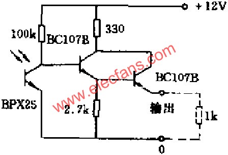 光電控制觸發(fā)器電路圖  m.sdkjxy.cn