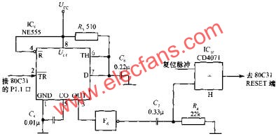 由NE555構(gòu)成的看門狗電路  m.sdkjxy.cn