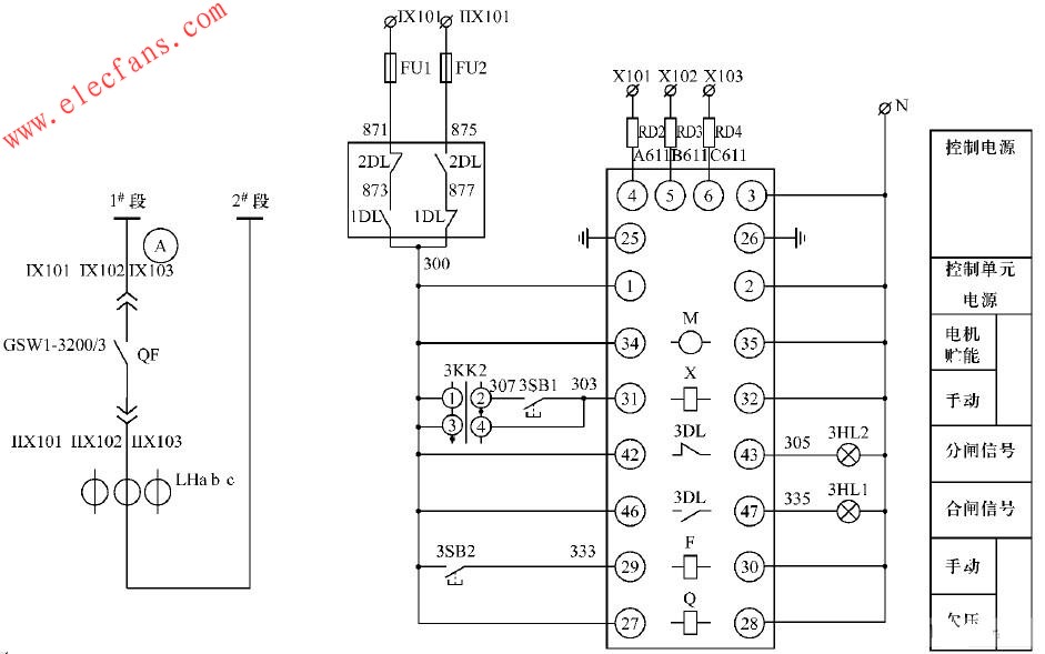 聯(lián)絡(luò)柜控制電路圖 m.sdkjxy.cn