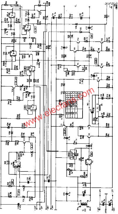 仿制AURA-VA50功放電路圖  m.sdkjxy.cn
