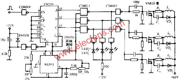 斬波式平滑驅(qū)動(dòng)電路圖  m.sdkjxy.cn