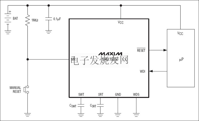 MAX16056-MAX16059超低電流125nA 微處理器(μP)監(jiān)控電路 m.sdkjxy.cn