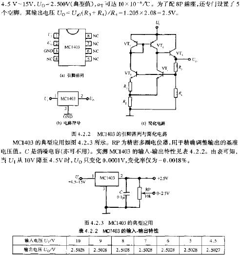 MC1403的引腳排列與簡化電路  m.sdkjxy.cn